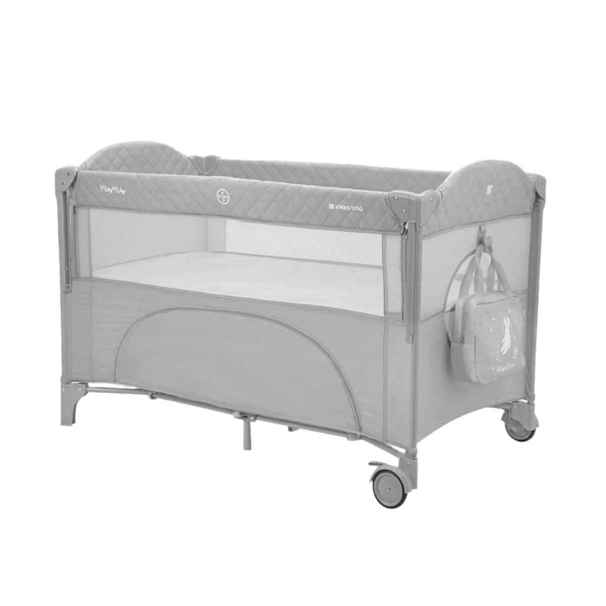 KikkaBoo Milky Way Baby Cot 2 Levels Grey | Mamas & Papas, Babies, Nursing, Cot