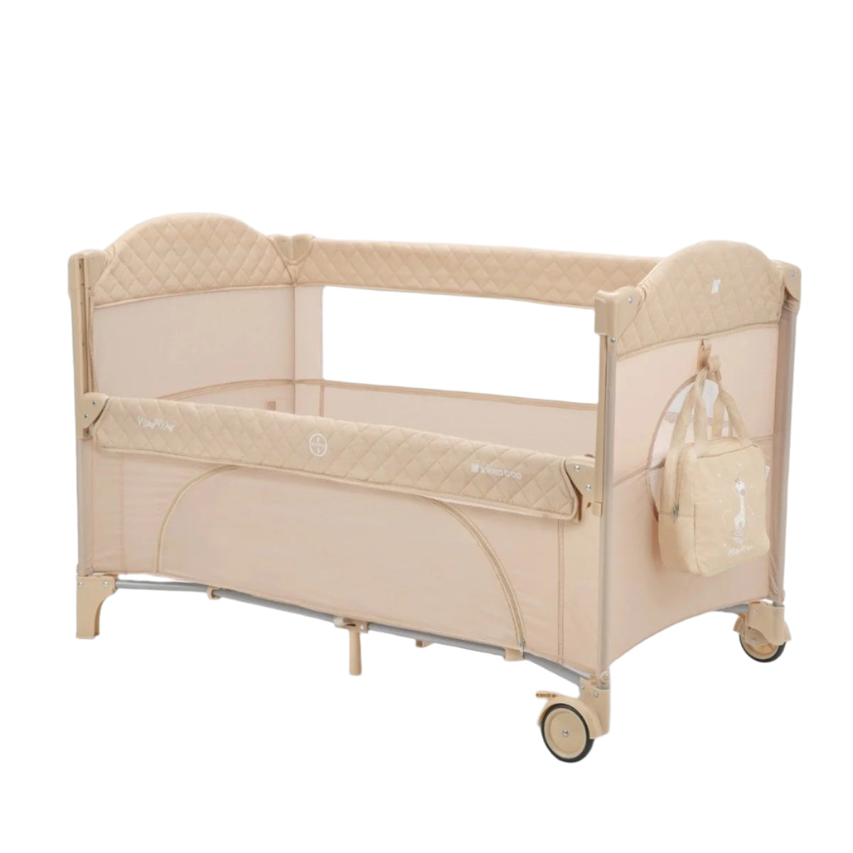 KikkaBoo Milky Way Baby Cot 2 Levels | Mamas & Papas, Babies, Nursing, Travel Cot
