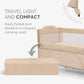 KikkaBoo Milky Way Baby Cot 2 Levels | Mamas & Papas, Babies, Nursing, Travel Cot