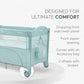 KikkaBoo Milky Way Baby Cot 2 Levels | Mamas & Papas, Babies, Nursing, Travel Cot