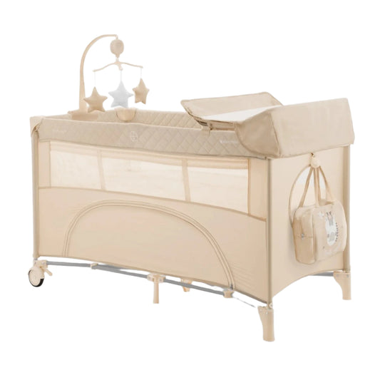 KikkaBoo Nighty Night Grey Baby Cot Two Levels | Mamas & Papas, Babies, Nursing, Cot