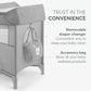 KikkaBoo Nighty Night Grey Baby Cot Two Levels | Mamas & Papas, Babies, Nursing, Cot