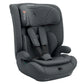 Grey i-Flow i-SIZE car seat with integrated headrest and padded harness