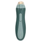 Electric baby nail file, teal-green handheld with clear head cover
