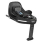 Rotatable ISOFIX base with black seat shell and support leg