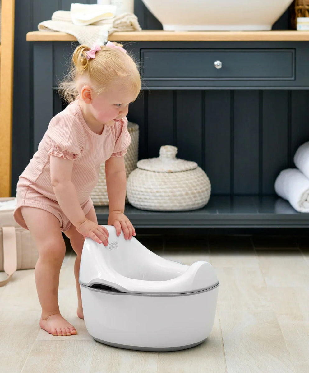 4 - in - 1 Grow and Learn Potty – Grey/White | Toilet Trainer | Mamas & Papas for Mamas & Papas LB - Baby Changing & hygiene