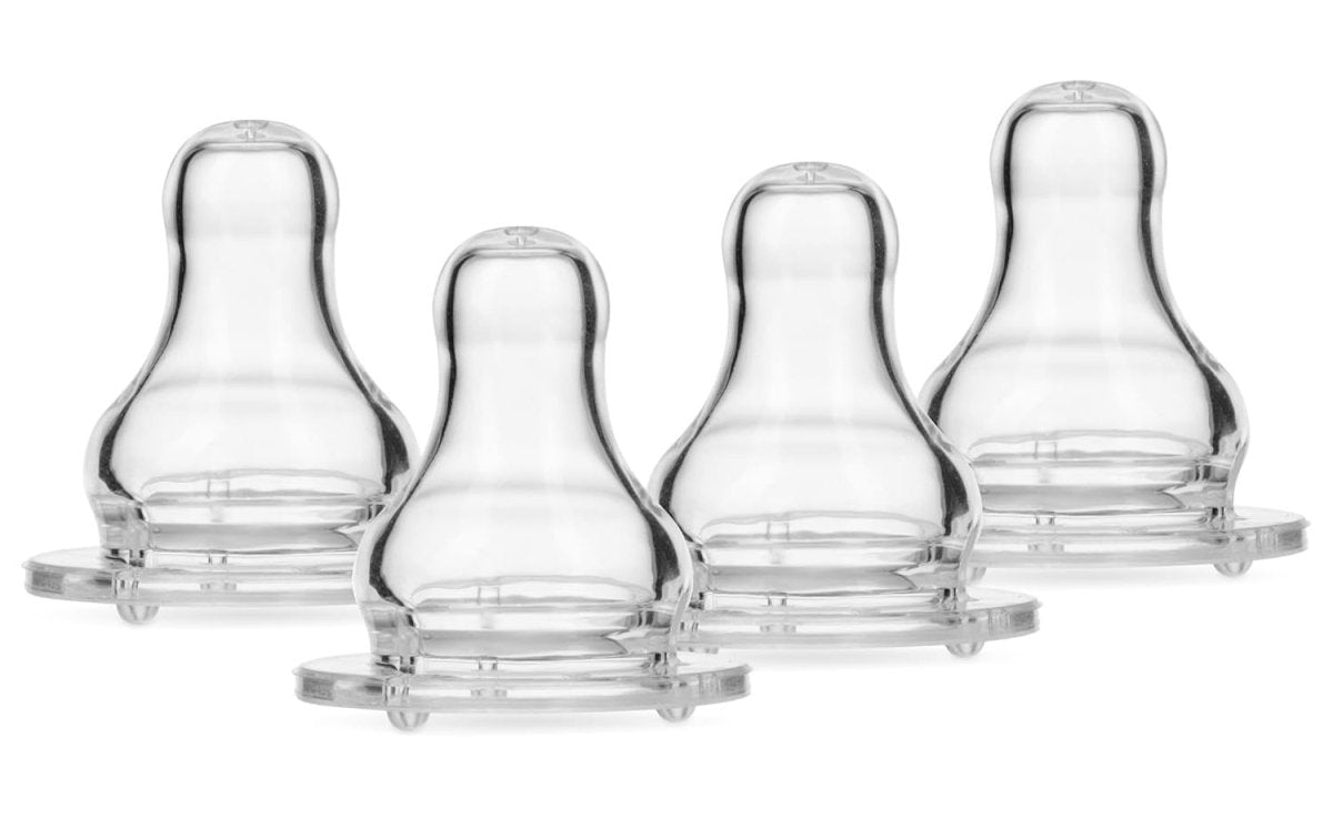 4 - Pack Standard Neck Fast Flow Nipples | Nipple | Nuby for Mamas & Papas LB - 6hr