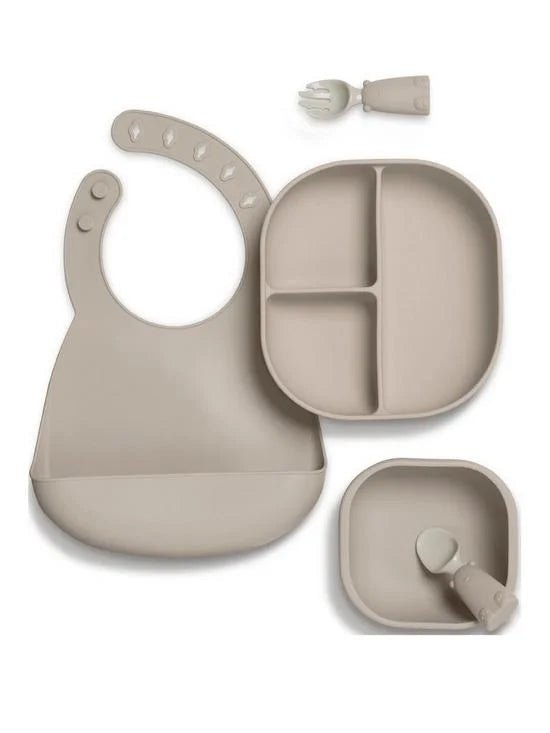 4 Piece Weaning Starter Kit | Feeding Set | Mamas & Papas for Mamas & Papas LB - Cutlery & Plates