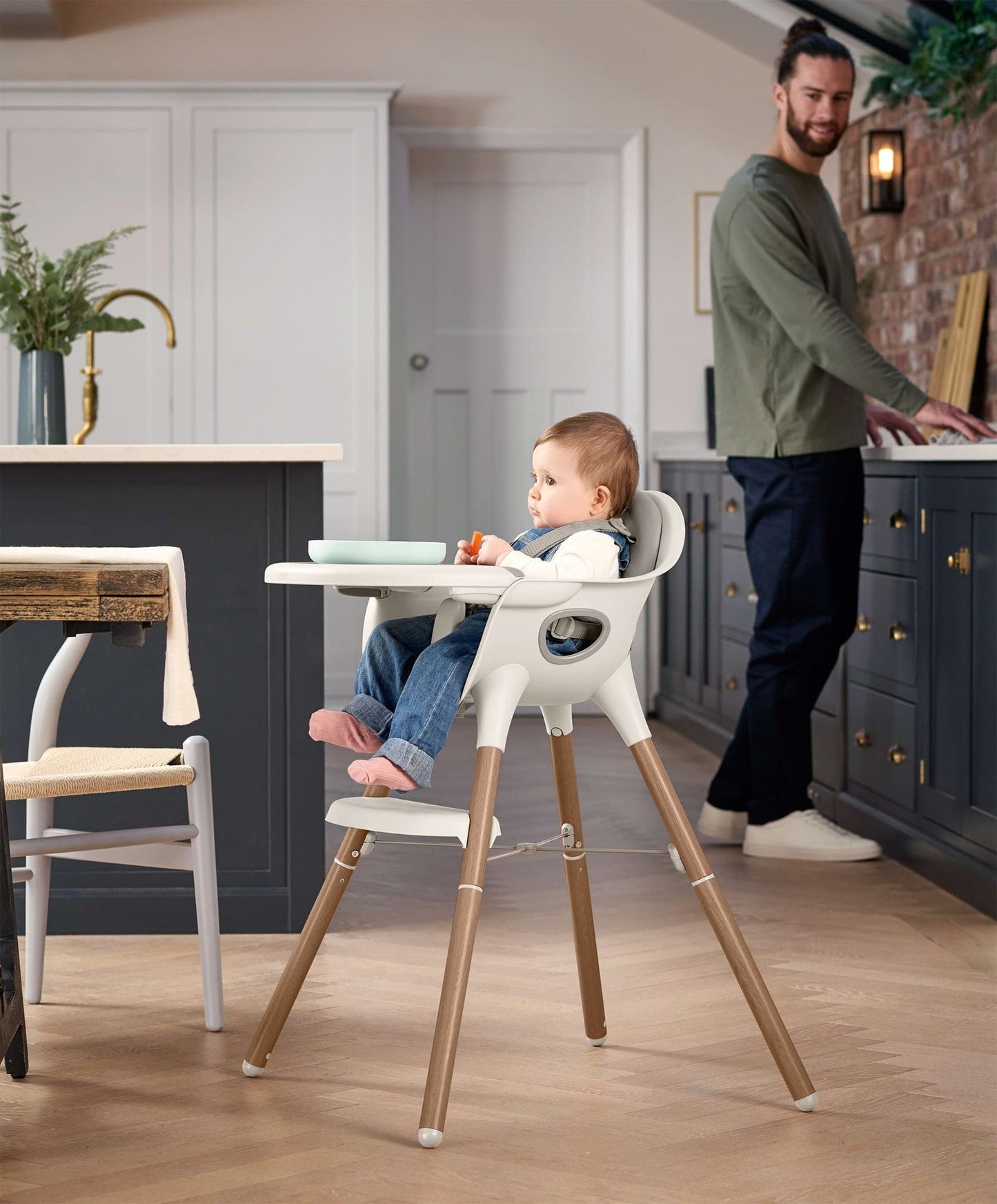Mamas & Papas Juice Highchair - Croissant | Mamas & Papas, Babies, Nursing, Highchair