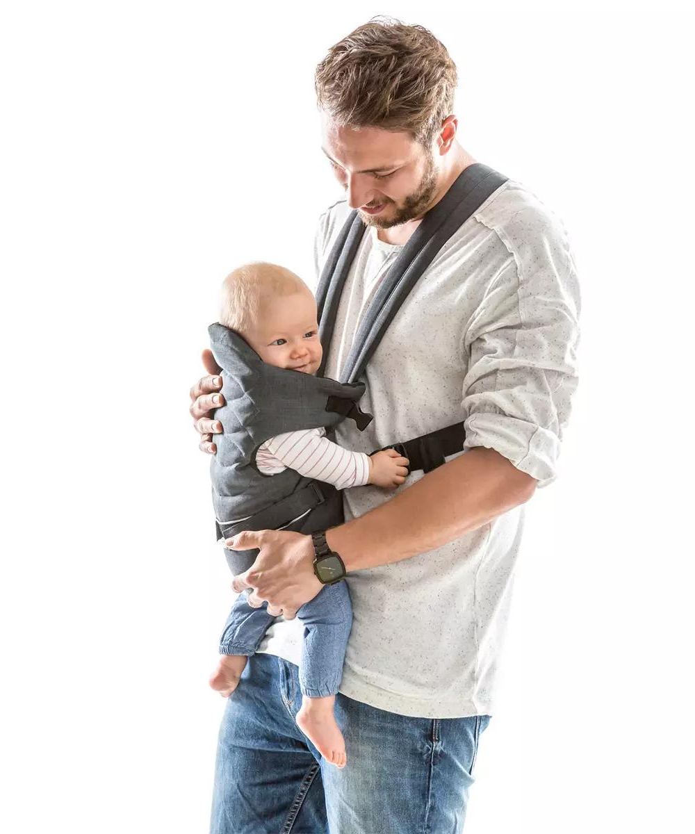 Hauck Baby Carrier 2 Positions 2 Way Carrier Grey | Mamas & Papas, Babies, Nursing, Carrier