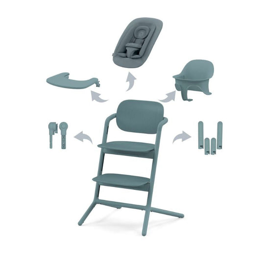 Cybex Lemo chair 4-in-1 Stone Blue | Mamas & Papas, Babies, Nursing, Highchair