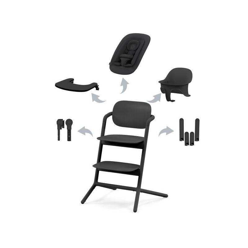 Cybex Lemo chair 4-in-1 Black | Mamas & Papas, Babies, Nursing, Highchair