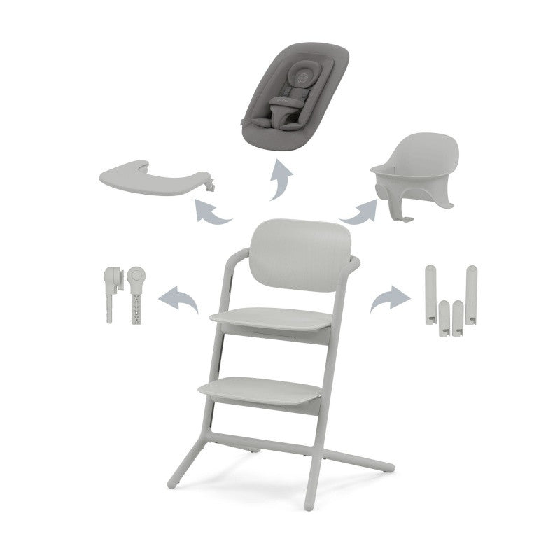 Cybex Lemo chair 4-in-1 Light Grey | Mamas & Papas, Babies, Nursing, Highchair