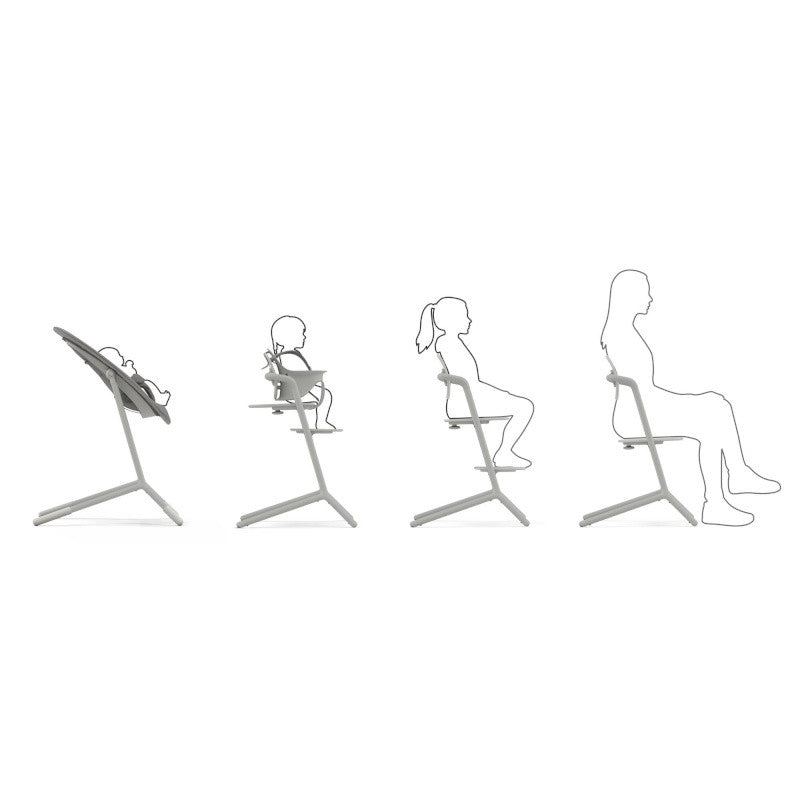 Cybex Lemo chair 4-in-1 Light Grey | Mamas & Papas, Babies, Nursing, Highchair
