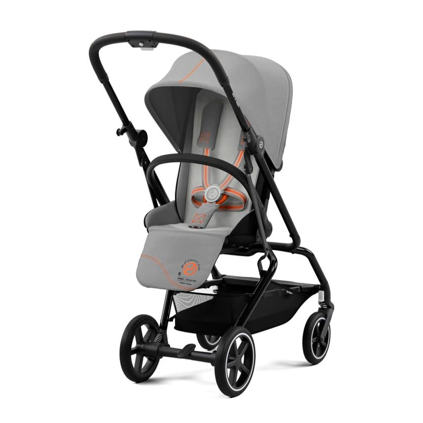 Cybex Eezy S Twist+ 2 Stroller Lava Grey - Black Chassis | Mamas & Papas, Babies, Nursing, Stroller