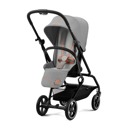 Cybex Eezy S Twist+ 2 Stroller Lava Grey - Black Chassis | Mamas & Papas, Babies, Nursing, Stroller
