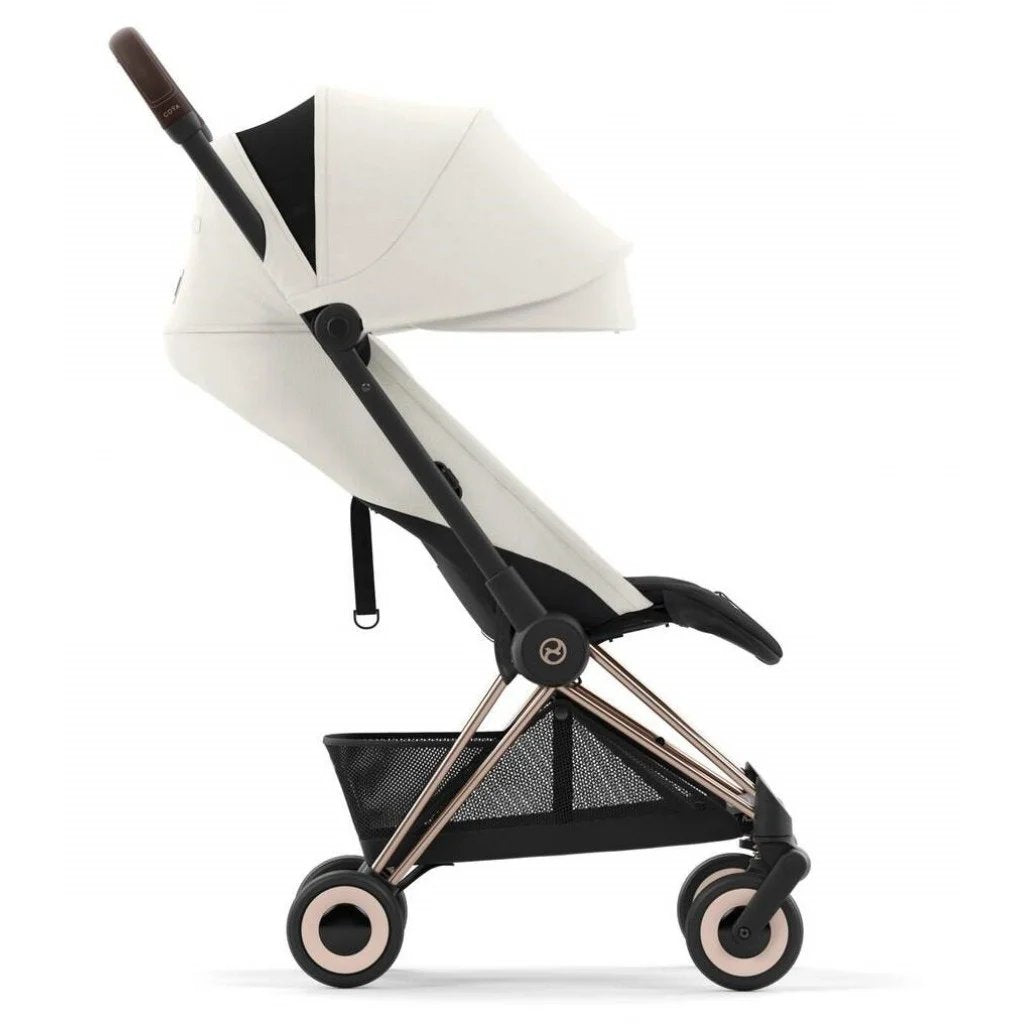 Cybex Coya buggy Off White, rosegold frame | Mamas & Papas, Babies, Nursing, Buggy Stroller