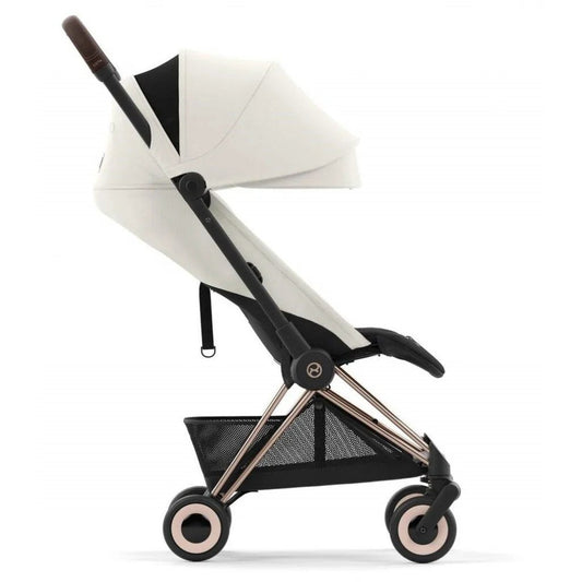 Cybex Coya buggy Off White, rosegold frame | Mamas & Papas, Babies, Nursing, Buggy Stroller