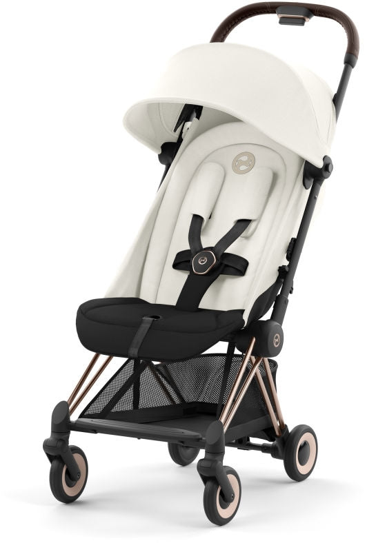Cybex Coya buggy Off White, rosegold frame | Mamas & Papas, Babies, Nursing, Buggy Stroller