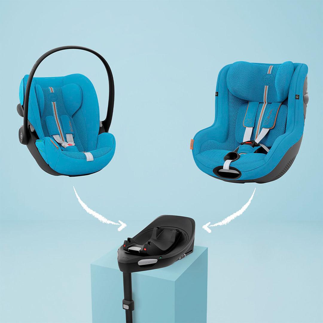 Cybex Base G 360° Rotating Isofix Car Seat Base - Black | Mamas & Papas, Babies, Nursing, Car Seat Base