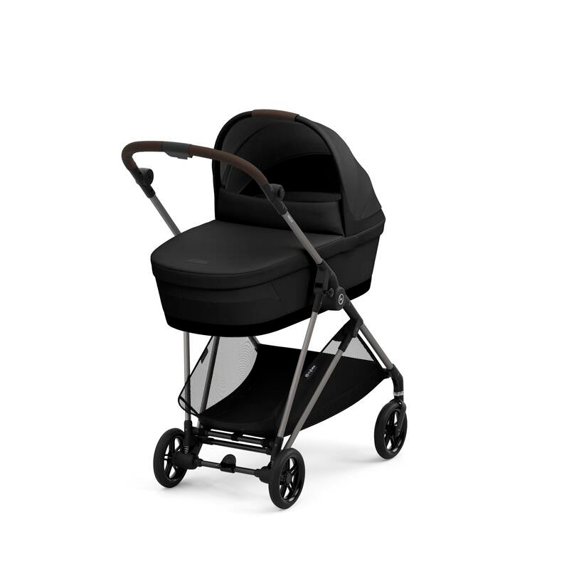 Cybex Melio 4 carrycot - Magic Black | Mamas & Papas, Babies, Nursing, Carry Cot