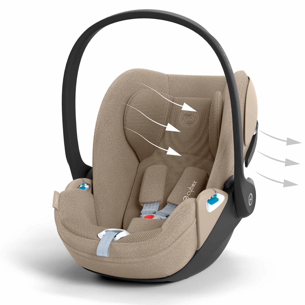 Cybex Cloud T i-Size - Infant Car Seat - Cozy Beige | Mamas & Papas, Babies, Nursing, Car Seat