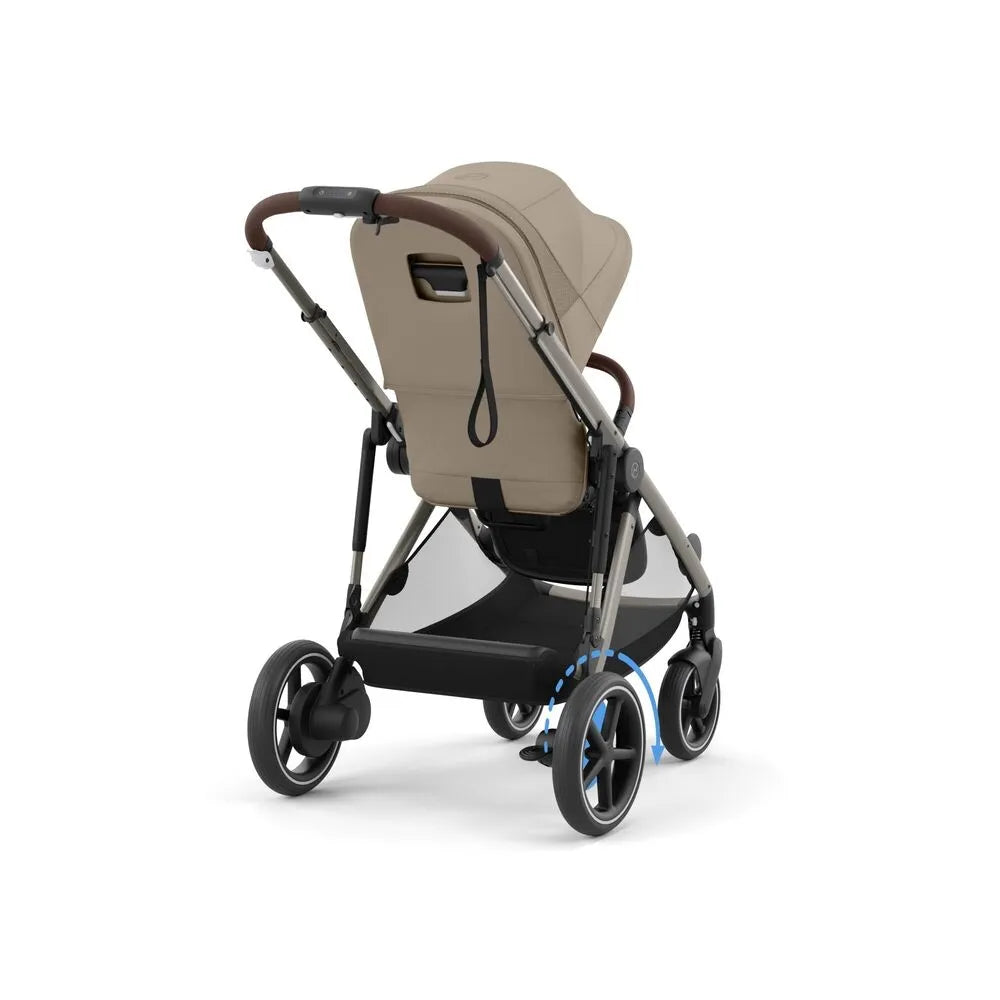 Stroller e-GAZELLE S (Taupe Frame) Almond Beige