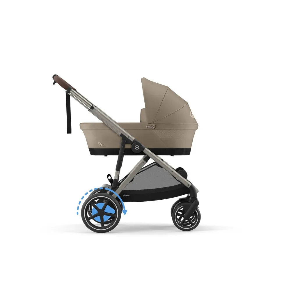 Stroller e-GAZELLE S (Taupe Frame) Almond Beige