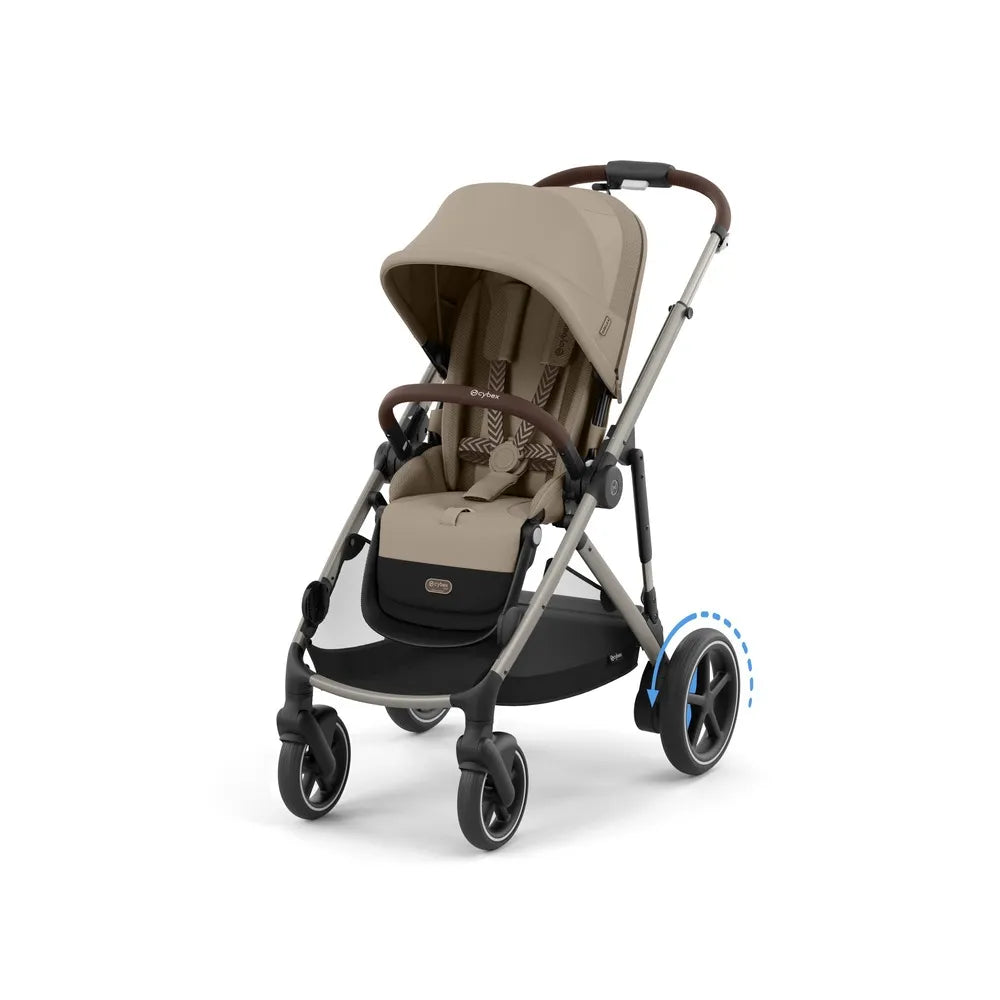 Cybex  Stroller e-GAZELLE S (Taupe Frame) Almond Beige