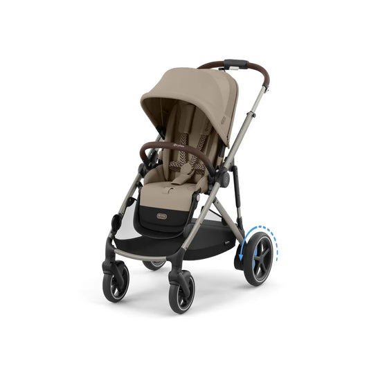 Cybex  Stroller e-GAZELLE S (Taupe Frame) Almond Beige