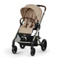 Cybex Balios S Lux All-Terrain Stroller Taupe Chassis/Almond Beige Seat | Mamas & Papas, Babies, Nursing, Stroller