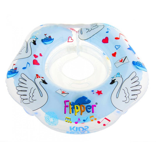 Cercle musical sur un cou pour nager Flipper Swan lake 