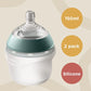 150ml Silicone Baby Bottles w/Travel Lids 0m+