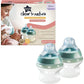 Tommee Tippee 150ml Silicone Baby Bottles w/Travel Lids 0m+