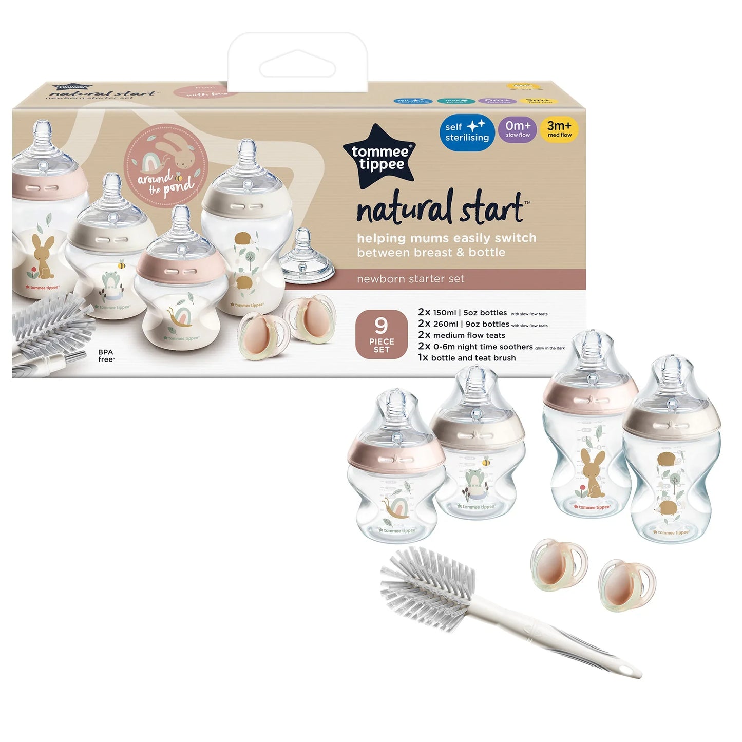 Tommee Tippee Natural Start Newborn Starter Kit