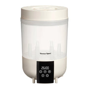 Quick Dry Steriliser with white lid and base, front control panel and timer display