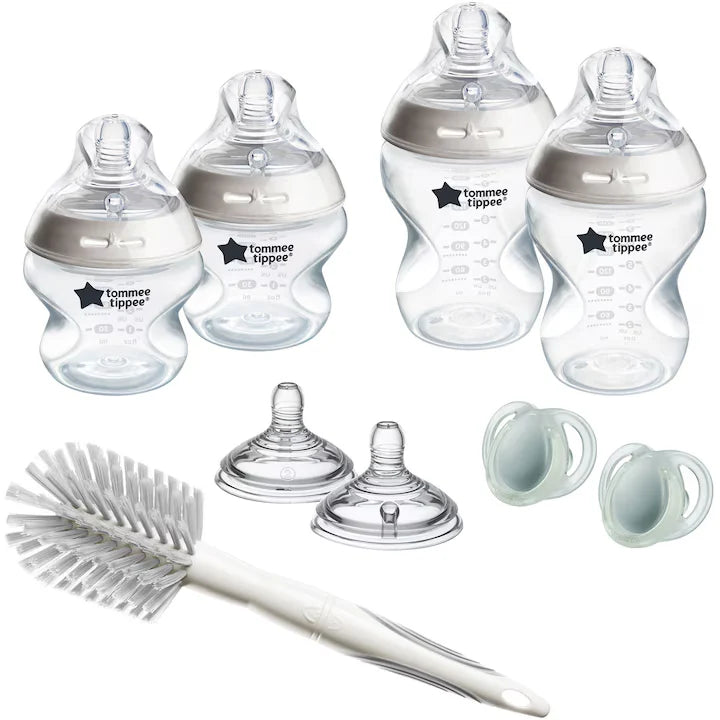 Self-Sterilising Anti-Colic Baby Bottles Newborn Starter Set 9 Piece