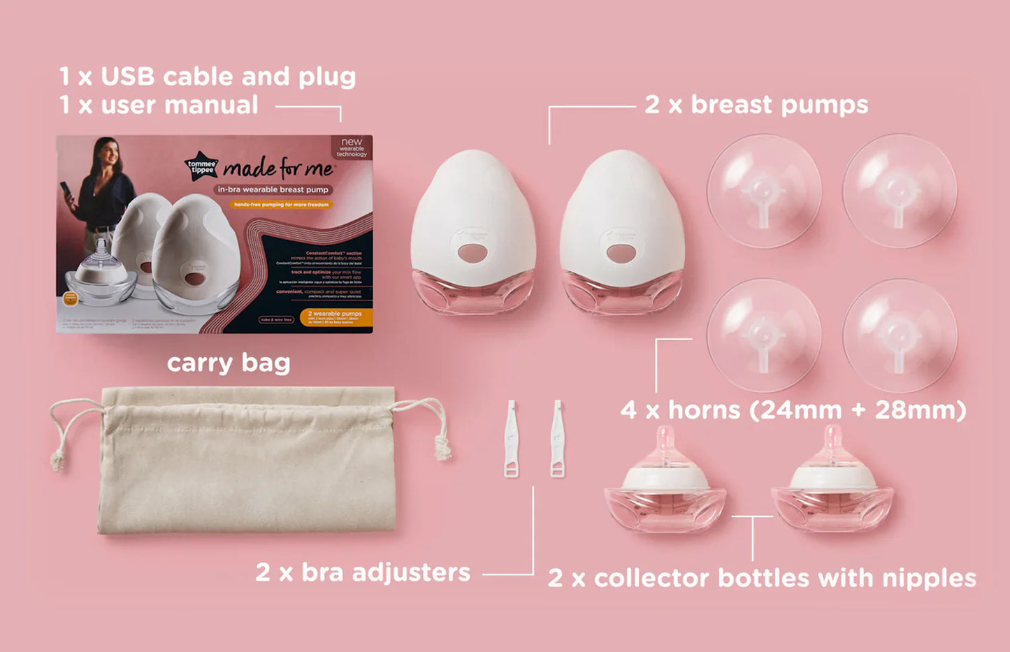 Made for Me™ Wearable Double Breast Pump