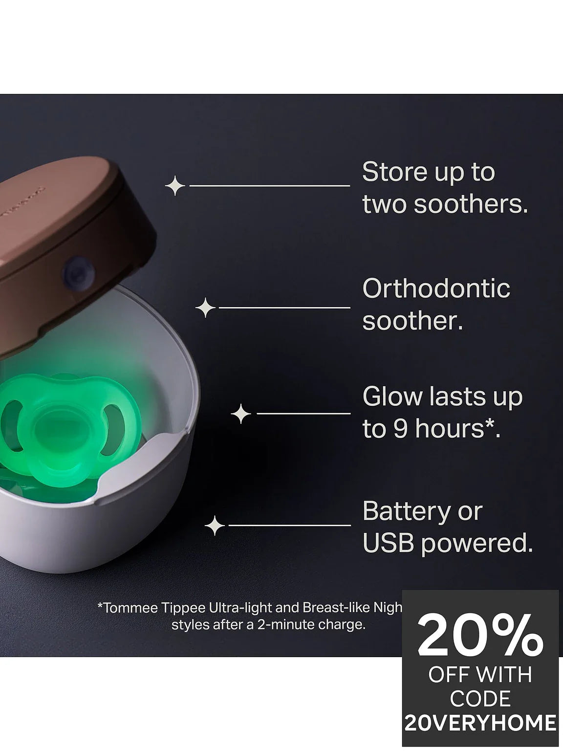 Nightglow Pod UV Charger & Steriliser