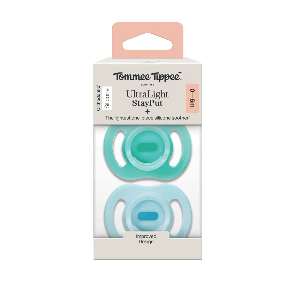 Pack of Ultra Light Pacifiers 0-6 Months Pack of 1
