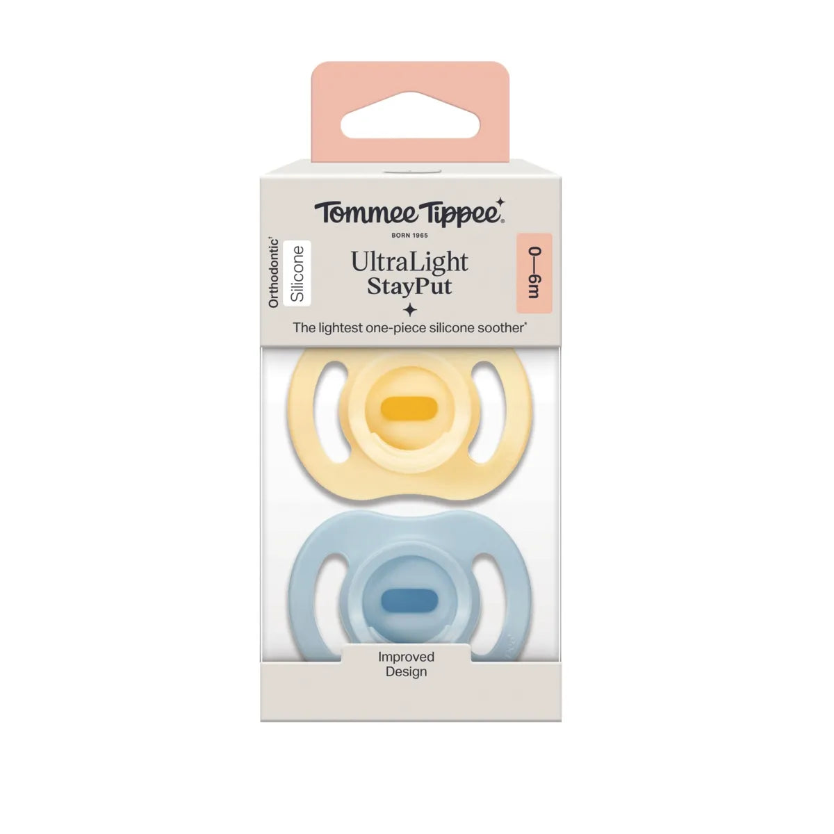 Pack of Ultra Light Pacifiers 0-6 Months Pack of 1