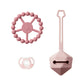 Silicone Comfort Gift Set Ultra-Light Soother Pink, 0-6m+