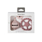 Tommee Tippee Silicone Comfort Gift Set Ultra-Light Soother Pink, 0-6m+