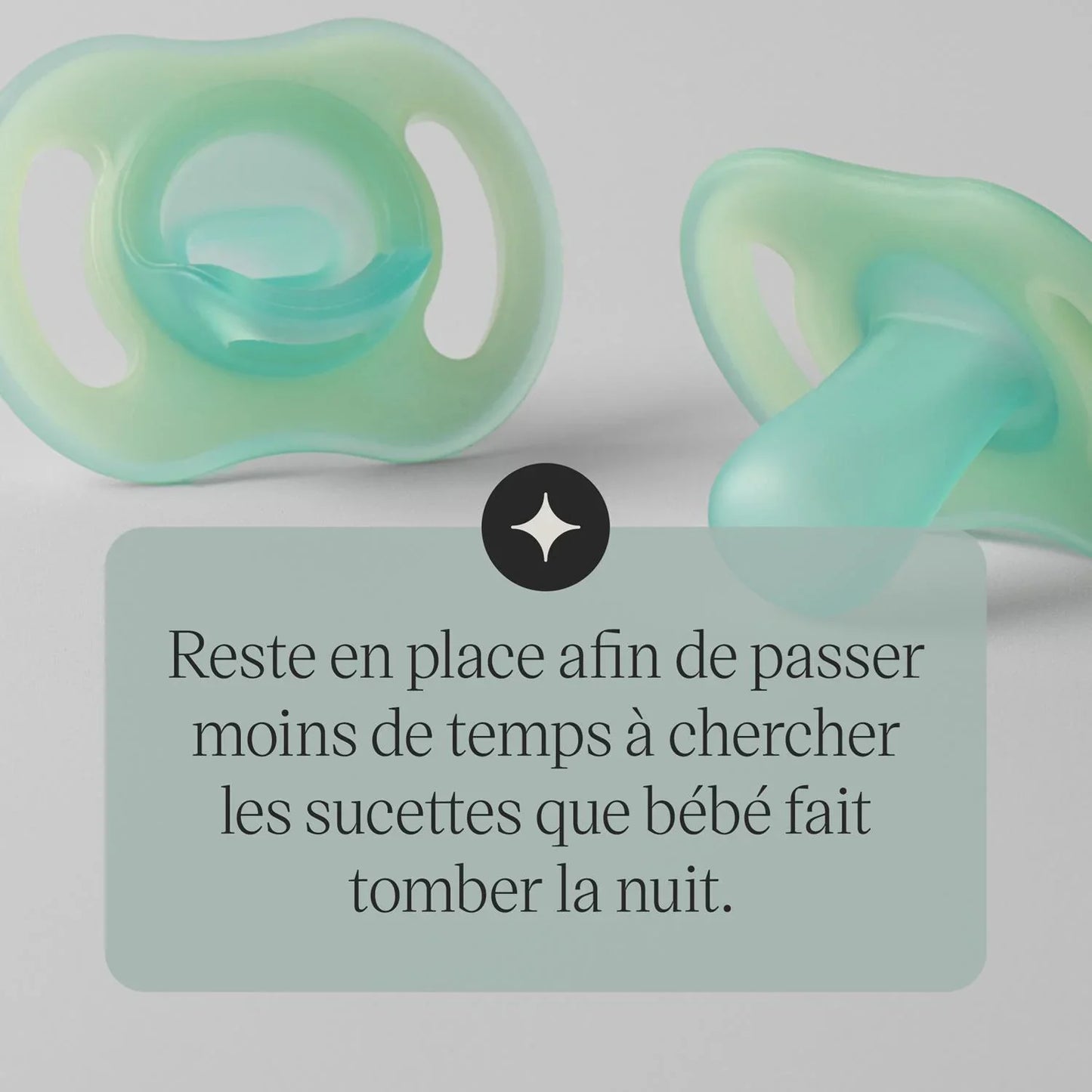 Ultra-Light Glow-in-the-Dark Pacifier, Yellow-Green , 0-6 m
