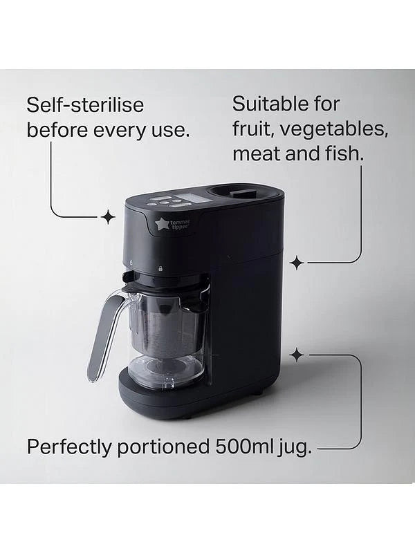 6 in 1 Baby Food Maker - Black