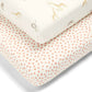 Cotbed Fitted Sheets (2 Pack) - Jungle