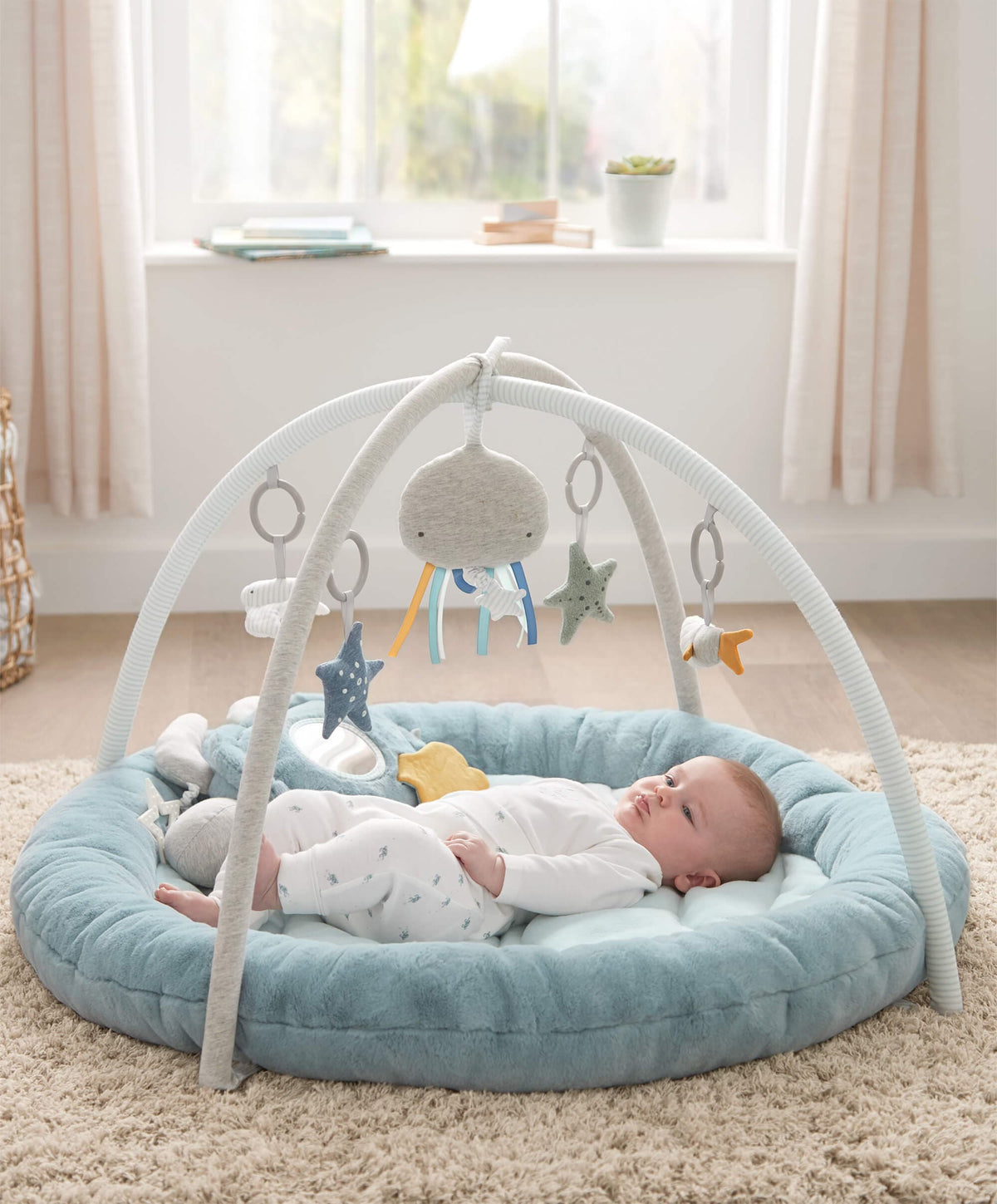 Mamas & Papas Welcome To The World Under The Sea Playmat - Blue | Mamas & Papas, Babies, Nursing, Playmat & Gym