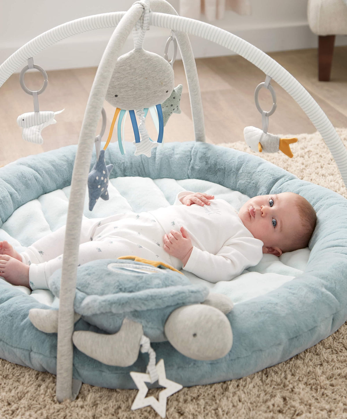 Mamas & Papas Welcome To The World Under The Sea Playmat - Blue | Mamas & Papas, Babies, Nursing, Playmat & Gym
