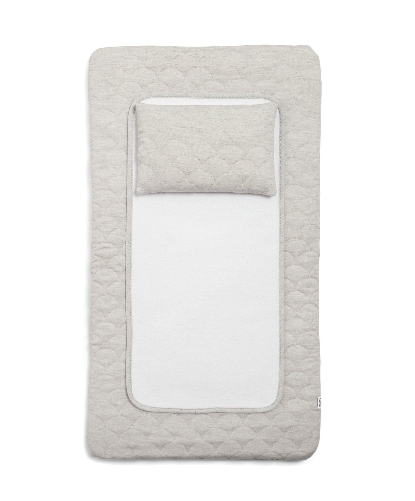 Mamas & Papas Welcome To The World Luxury Changing Mat - Scalloped Grey | Mamas & Papas, Babies, Nursing, Changing Mat