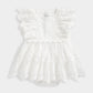 Mamas & Papas White Lace Frill Romper | Mamas & Papas, Babies, Nursing, Romper